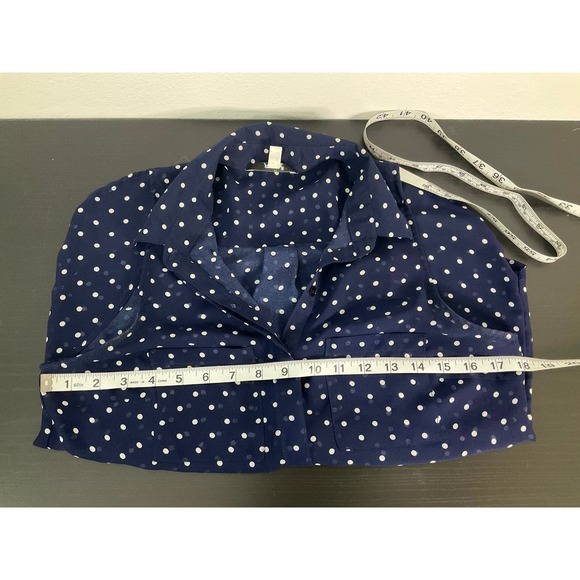 Size Small Papaya Sheer Polka Dot Tank - Picture 5 of 5